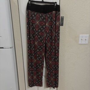 Ashley Blue Paisley Print Trousers